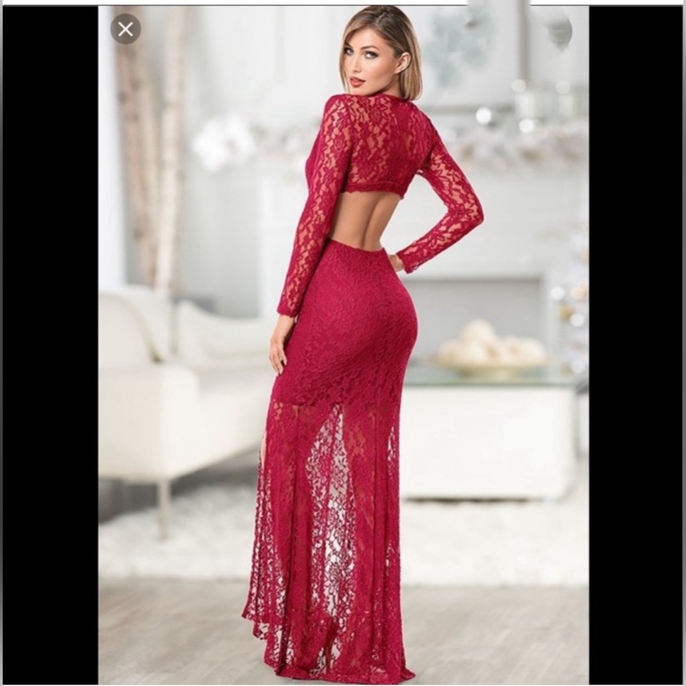 Stunning cut out sexy dazzling lace dress from VENUS size Large - Picture 2 of 6